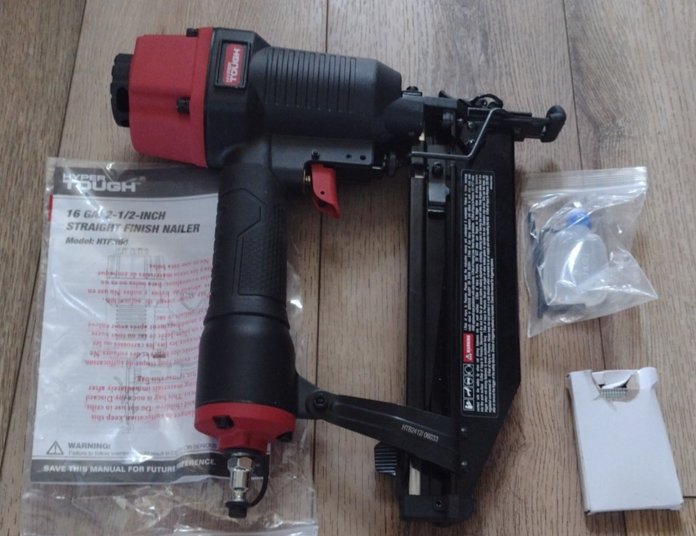 Hyper Tough 16-gauge 2-1/2 Inch Straight Finish Nailer (L)