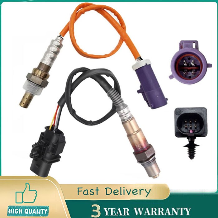 2PCS Oxygen Sensor For 2016-2019 Ford Fiesta L4 1.6L Up & Down 234-5113 234-4555