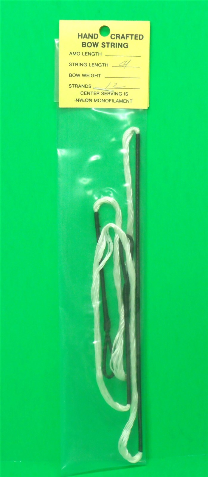 New Bowstrings by Binney Replacement String for Teardrop Cable Bows - 41" 12 str