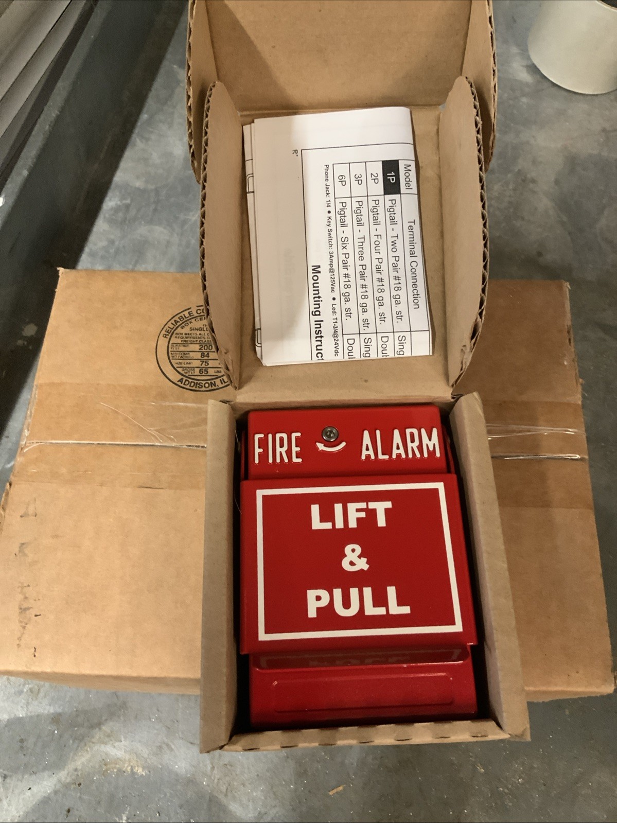 RGS PULL STATION RMS 1P LP NEW IN BOX