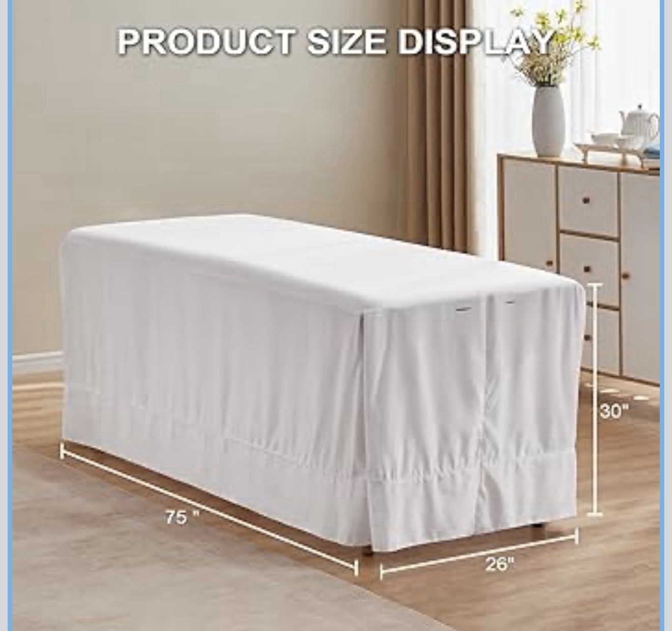 2 Pack Ultra-Soft Microfiber Massage Table Sheet SKIRT STYLE Plus  FACE COVER