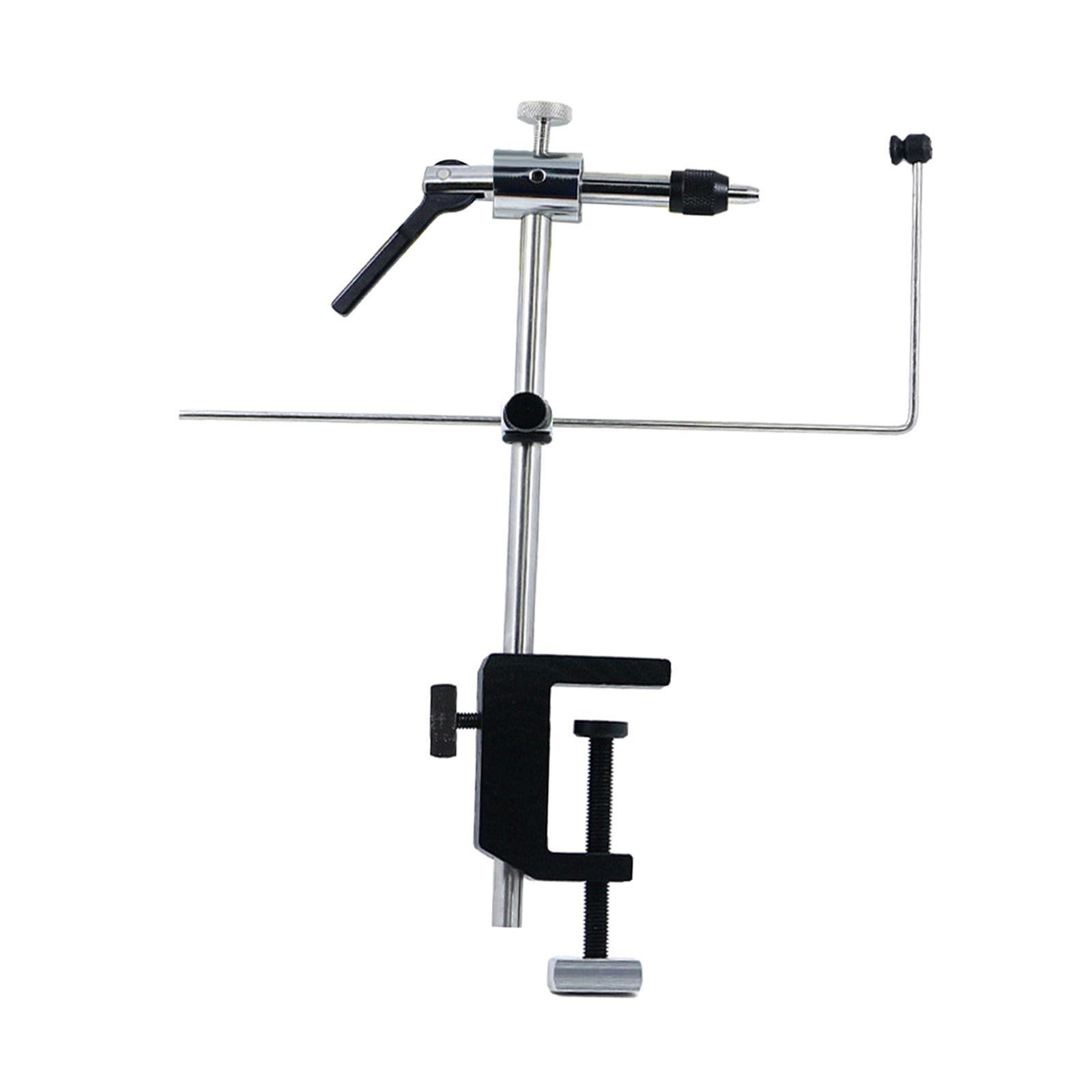 Fly Tying Vise Fly Tying Tools Universal Rotatable with Long Handle for Teasers
