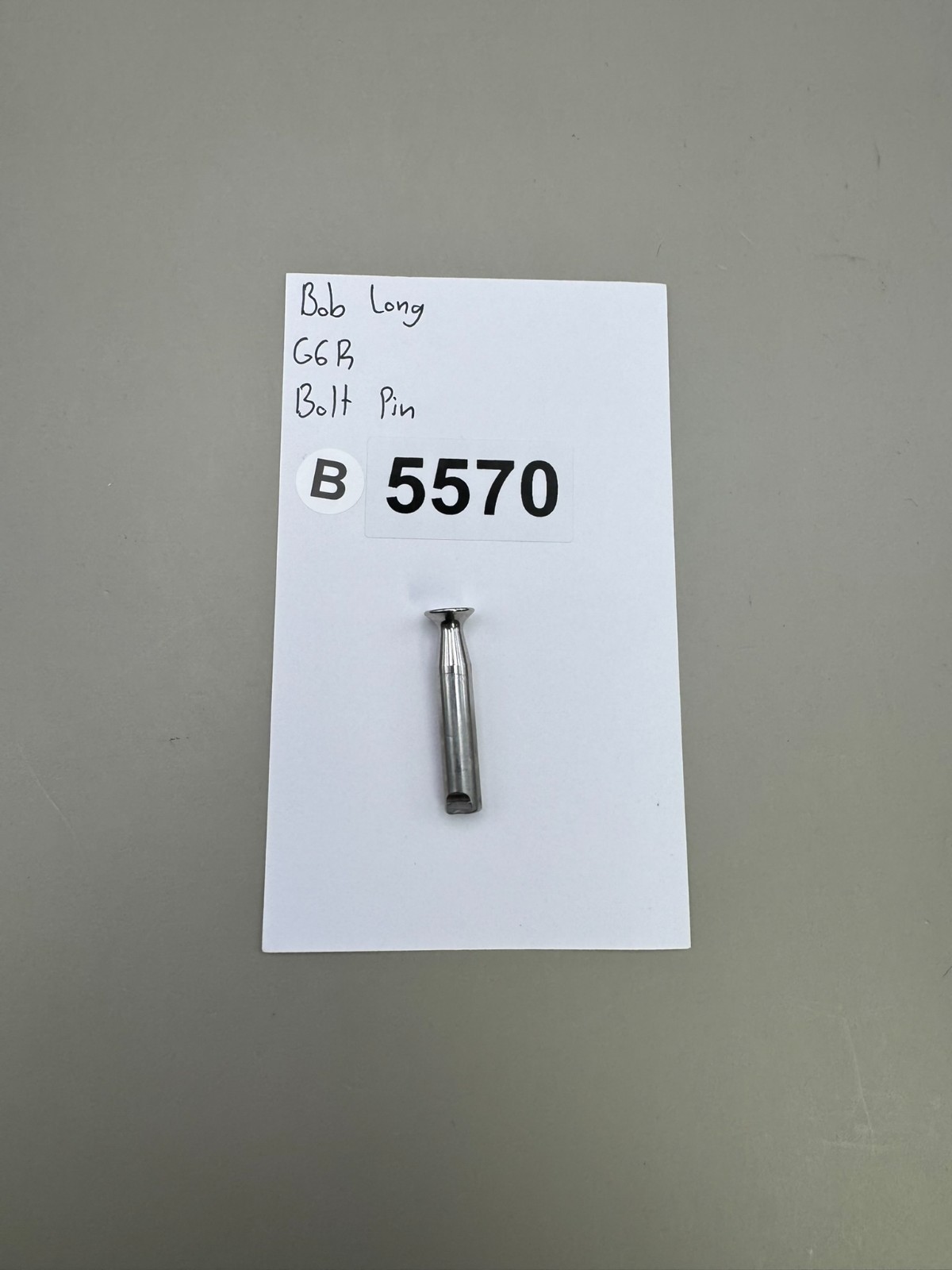 Bob Long G6R Bolt Pin-Silver