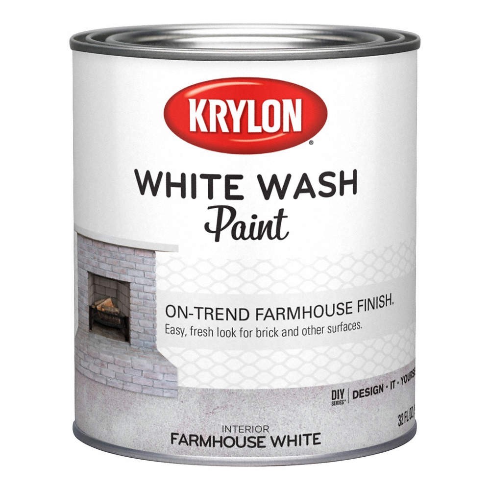 KRYLON  White Wash Paint, Farmhouse White 833ZU9
