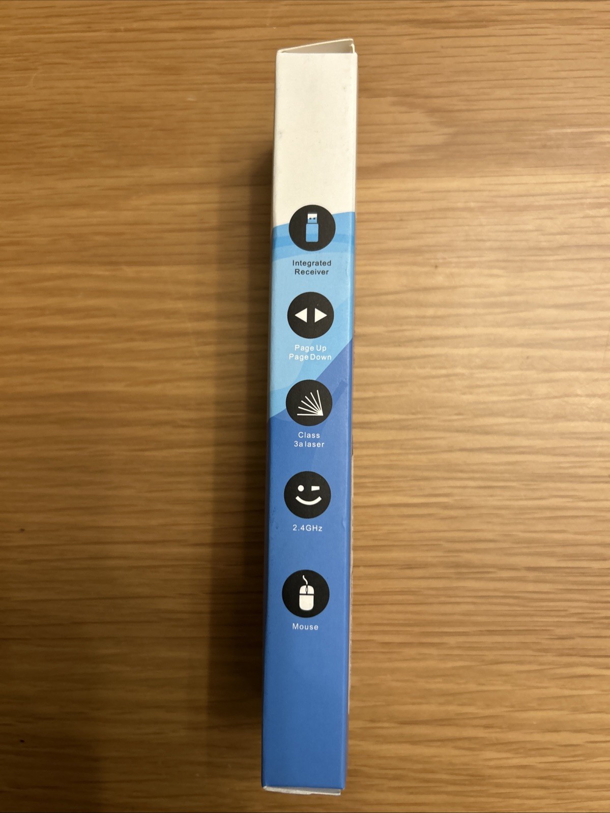 QUI Presentation Clicker for Powerpoint, RF 2.4Ghz USB Wireless Presenter Remote