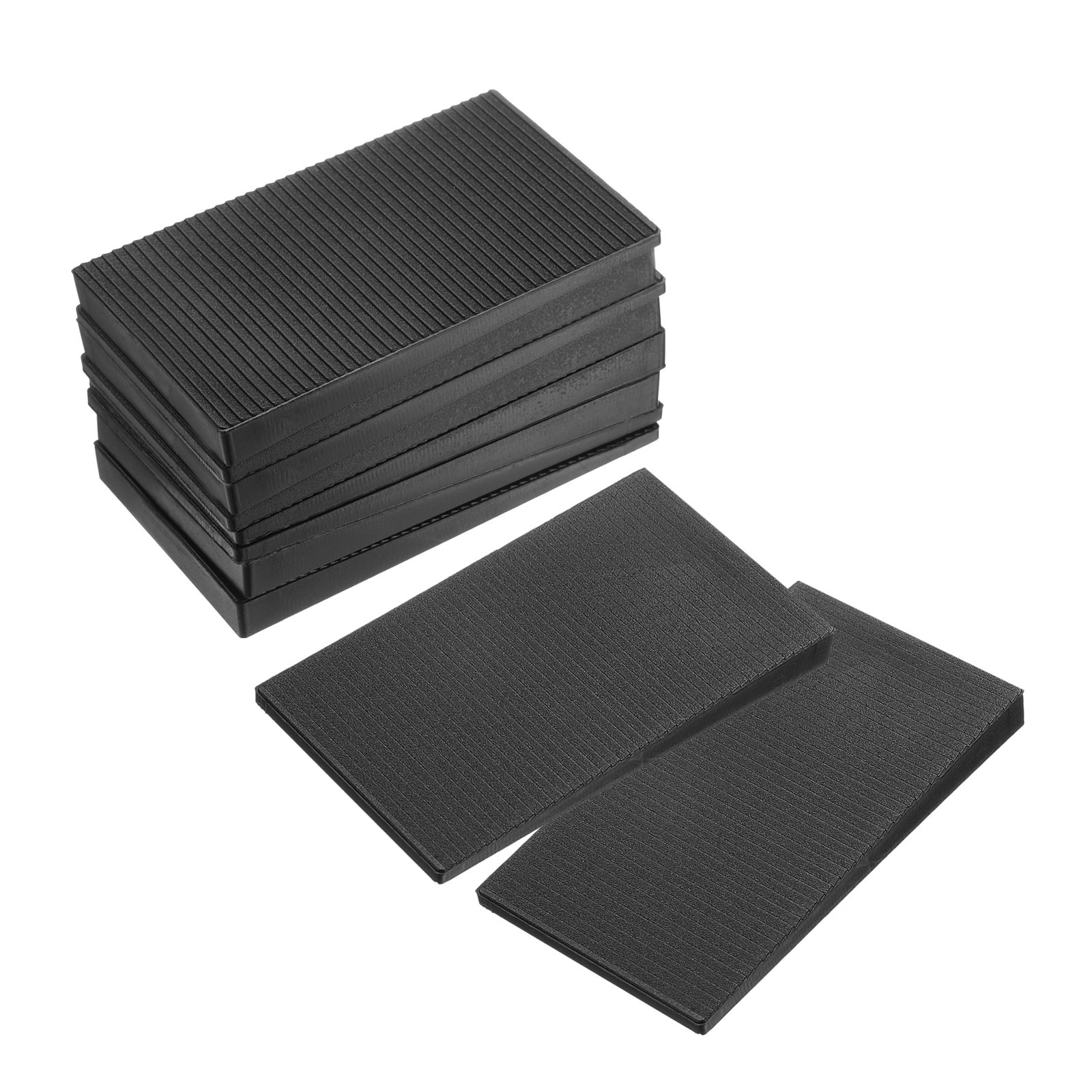 Furniture Levelers, 10 Pcs Furniture Wedges, Black Plastic (85 x 50 x 8mm)