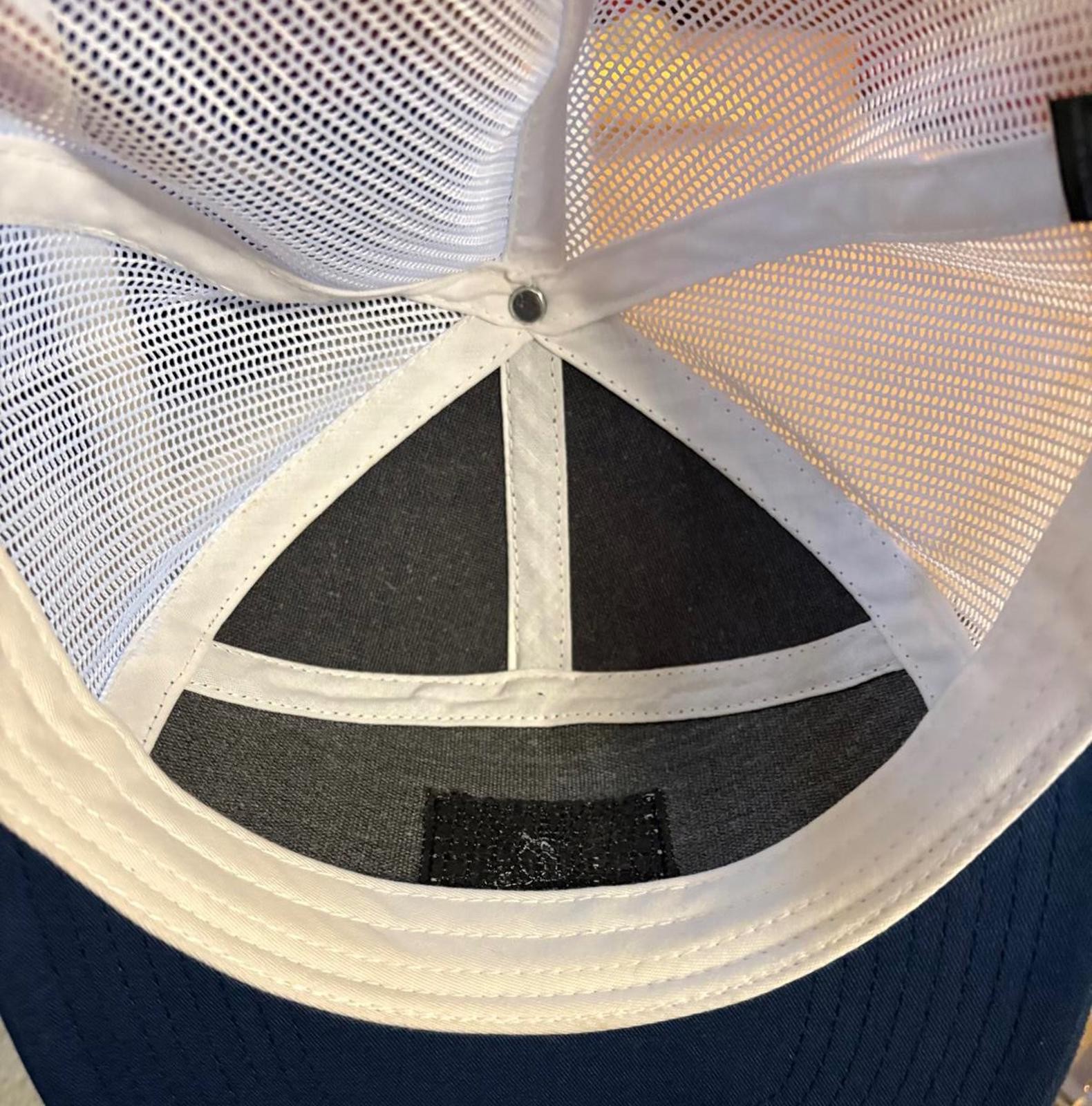 TR Bellingham WA Blue and White Mesh Back Cap