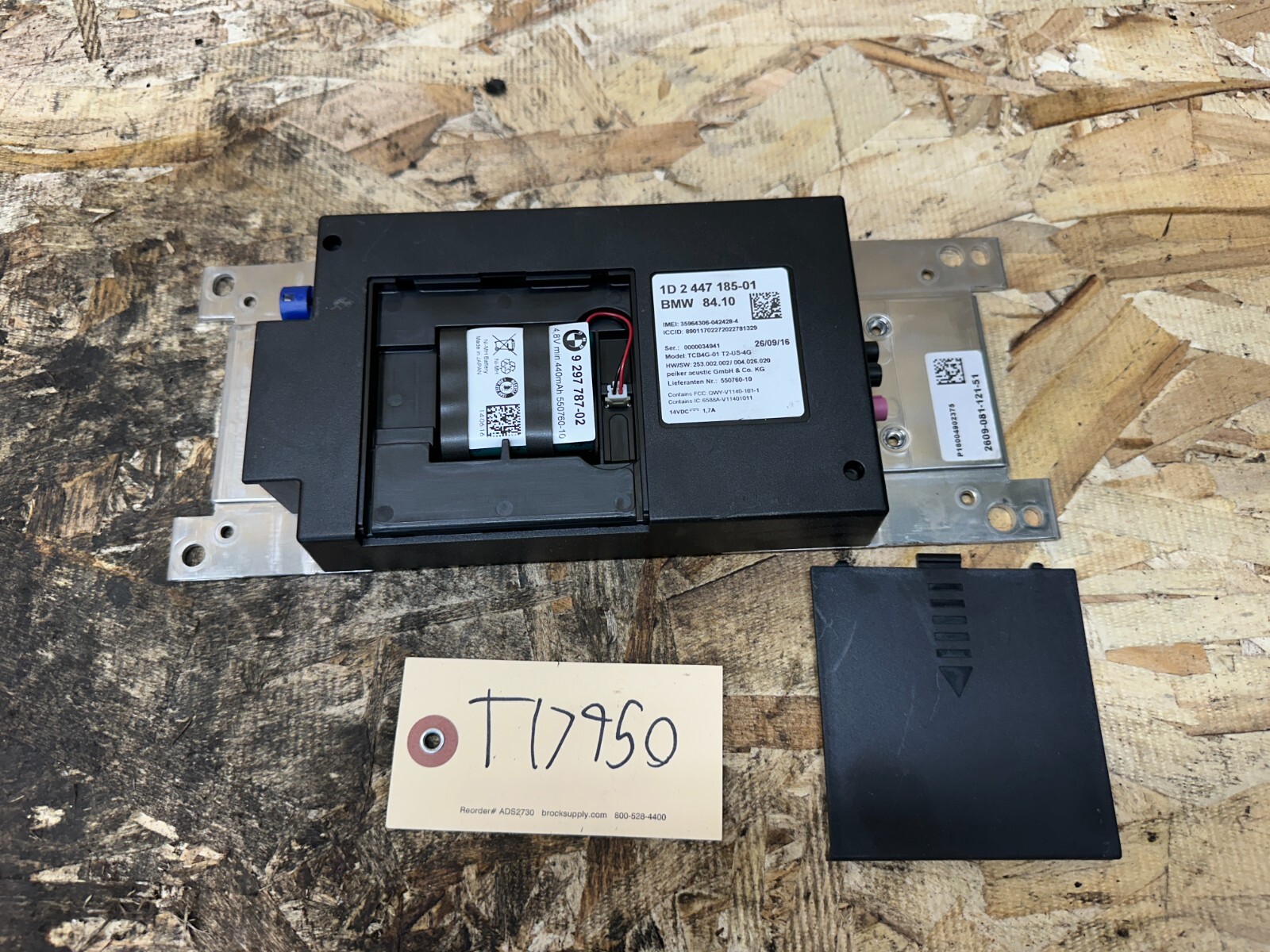 BMW 2011-2017 F25 F30 X3 3 SERIES TELEMATICS COMMUNICATION MODULE OEM 2447185