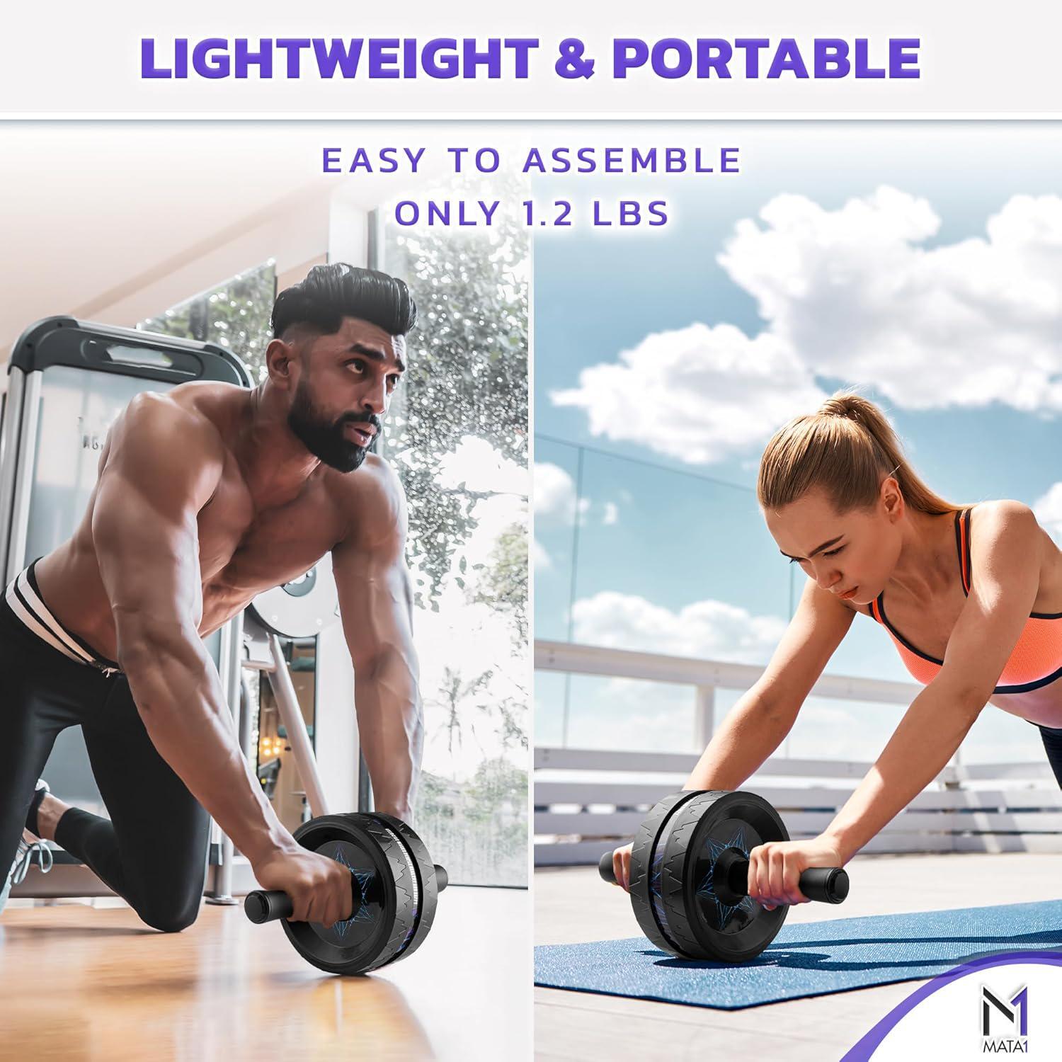 Ab Roller Wheel, Abs Workout Machine, Perfect For Core And Abdominal Strength