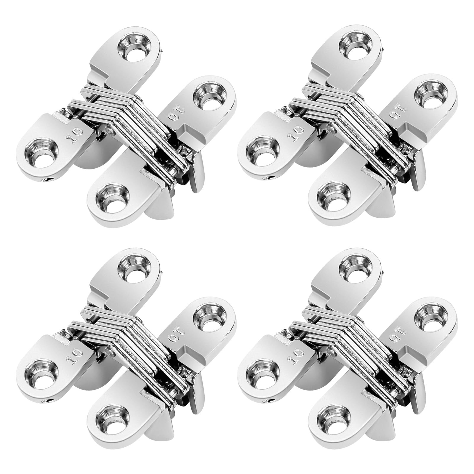 4 Packs Invisible Hinge Hidden Door Hinge Hidden Hinges for Doors Cabinet | Stai