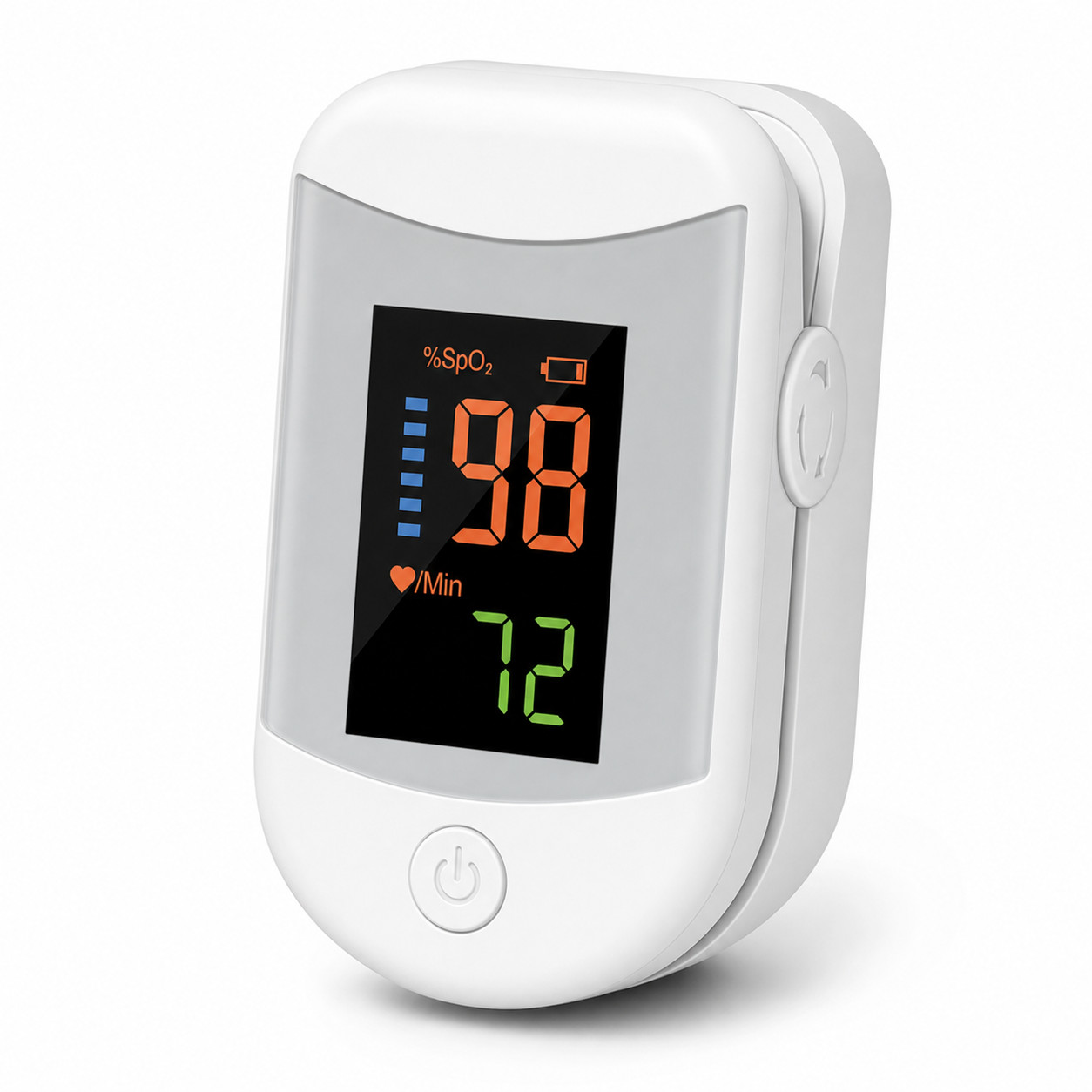 Handheld Fingertip Pulse Oximeter HD Large Screen Accurate Fast SpO2 Reading
