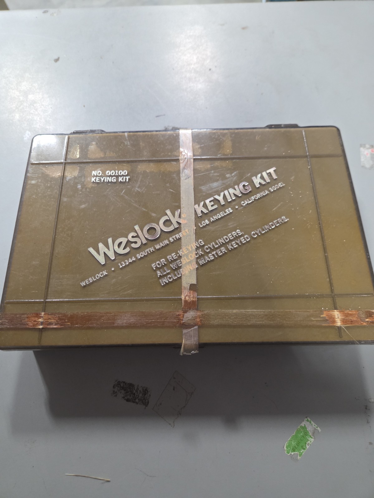 Vintage Weslock No. 00100 Keying Kit For All Weslock Cylinders Master Keyed