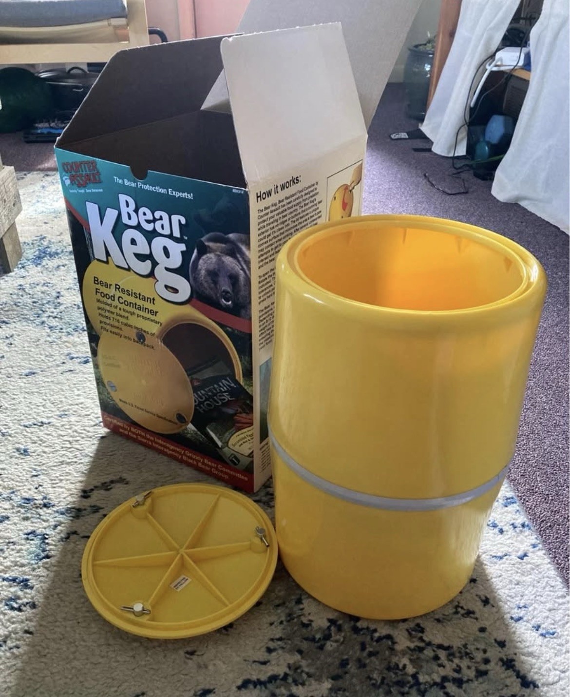Counter Assault Bear Keg Food Container IGBC Approved with Original Box