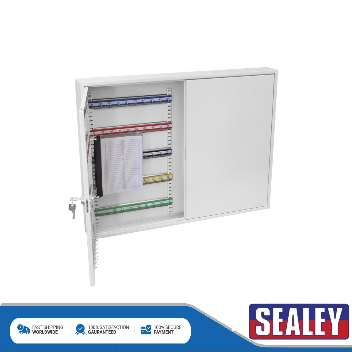 Sealey Wide Key Cabinet 200 Key Capacity SKC200W