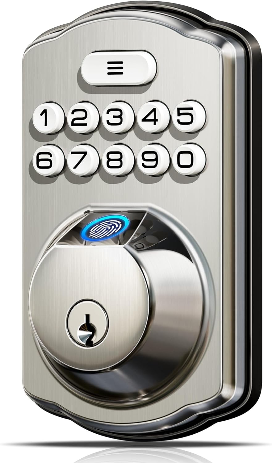 Veise Fingerprint Keyless Door Lock, Auto Lock, Electronic Keypad Deadbolt