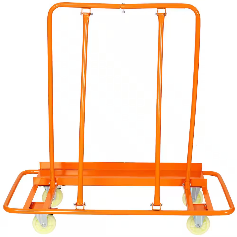 Welded Steel Heavy Duty Dolly Cart for Moving Sheetrock, Drywall, or Plywood She