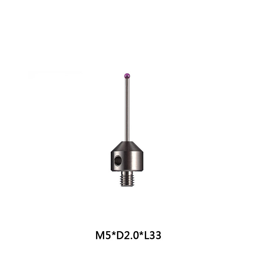 Stylus 2mm Ruby Tips M5 CMM Styli 33mm Cmm Touch Probe Long Fits Renishaw ZEISS