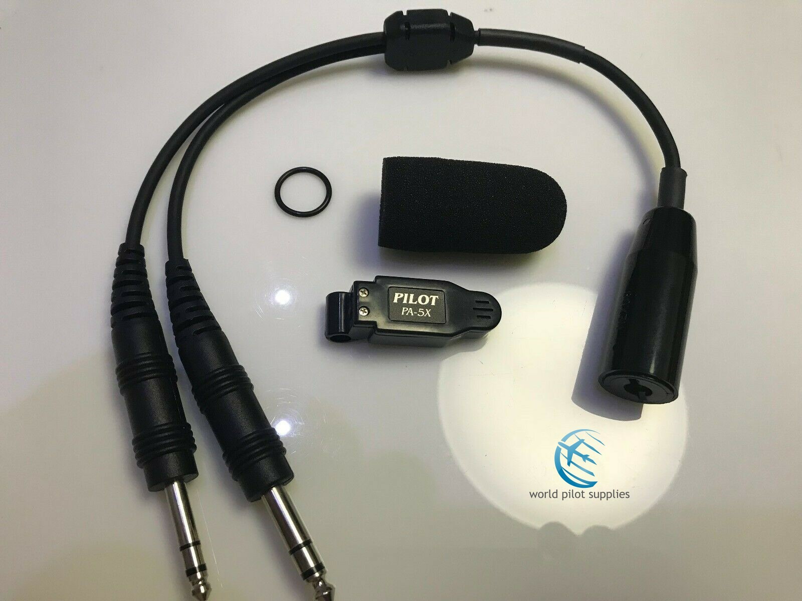 DAVID CLARK H10-76 Mil to GA CONVERSION KIT by Pilot USA p/n PA-176 w/ PA-5X Mic
