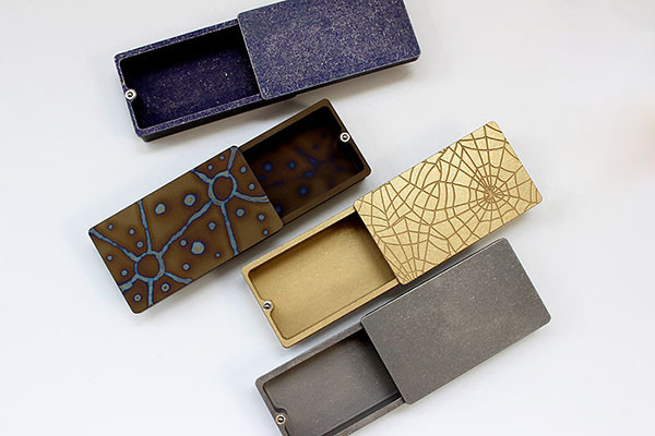 Outdoor Brass Titanium Alloy EDC Storage Box Sealing Holder Container Case Box