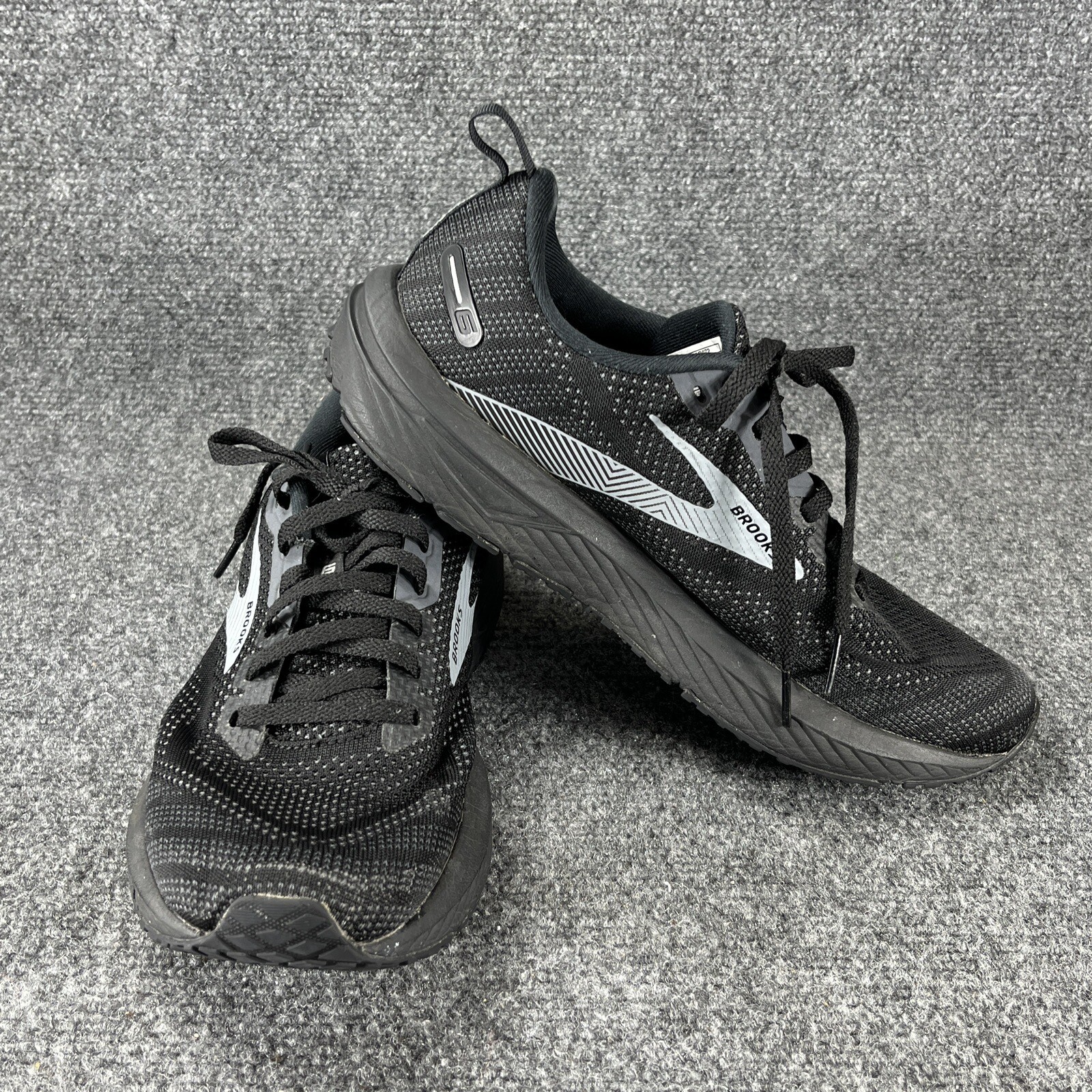 Brooks Revel 6 Running Shoes Mens Size 8.5 D Black 1103981D072 Tennis Walking