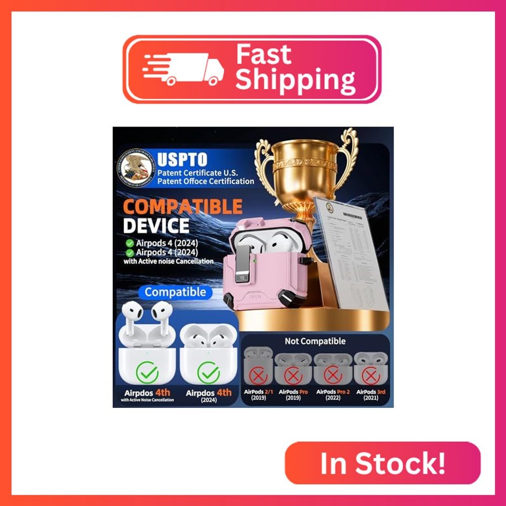 Inesore for AirPods 4 Case -Pink