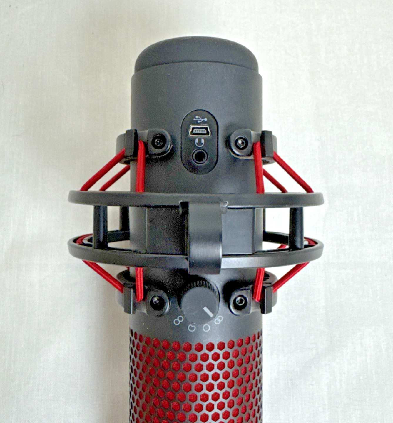 HyperX QuadCast USB Condenser Mic Streaming Gaming Microphone