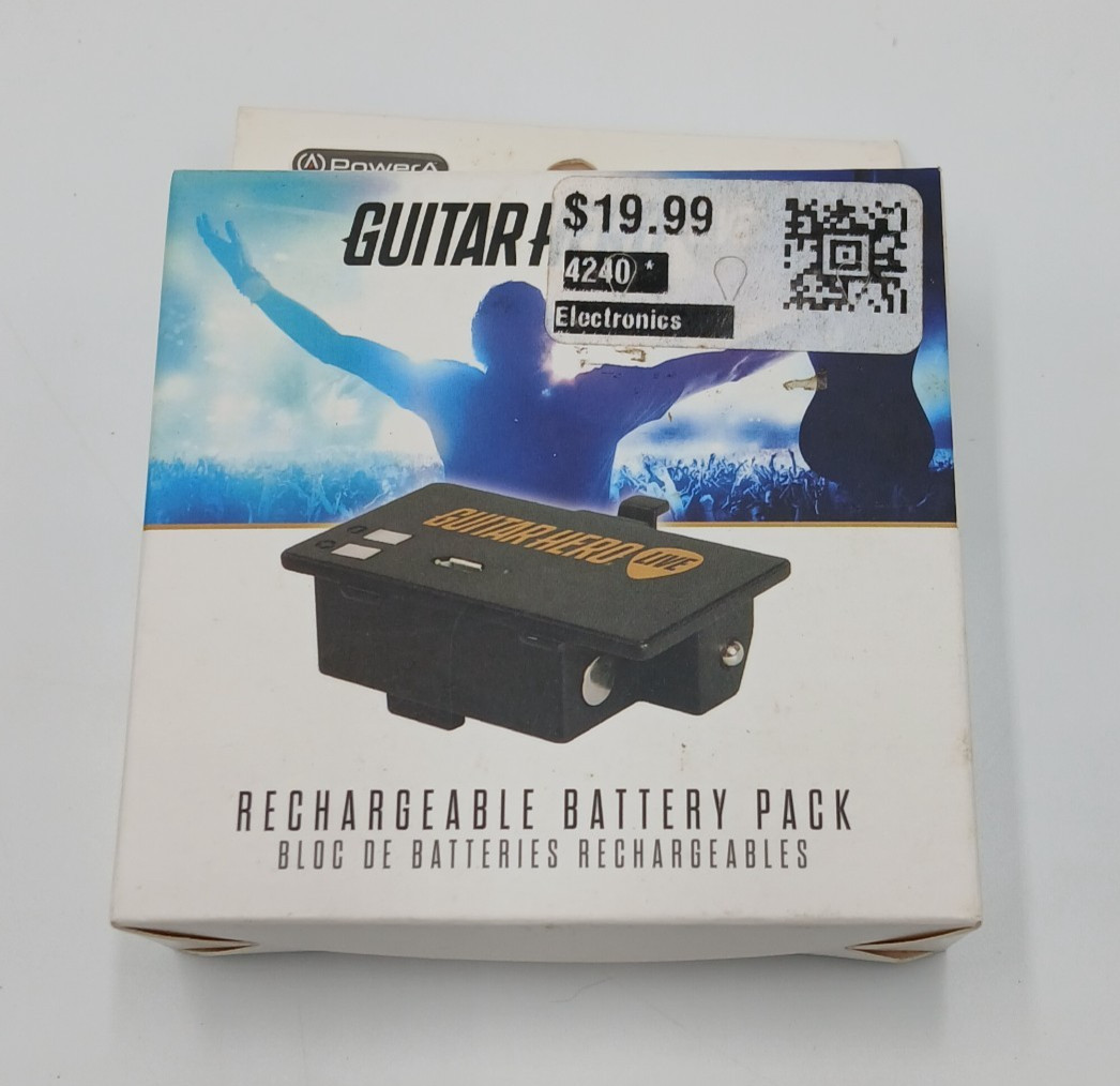PowerA Guitar Hero Live Rechargeable Battery Pack USB Cable Activision 2015