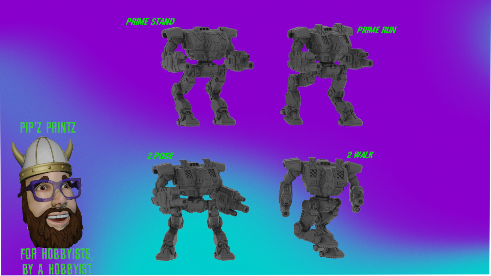 Blood Reaper Alternate Mech Model For Battletech 6mm-10mm-15mm RLWS