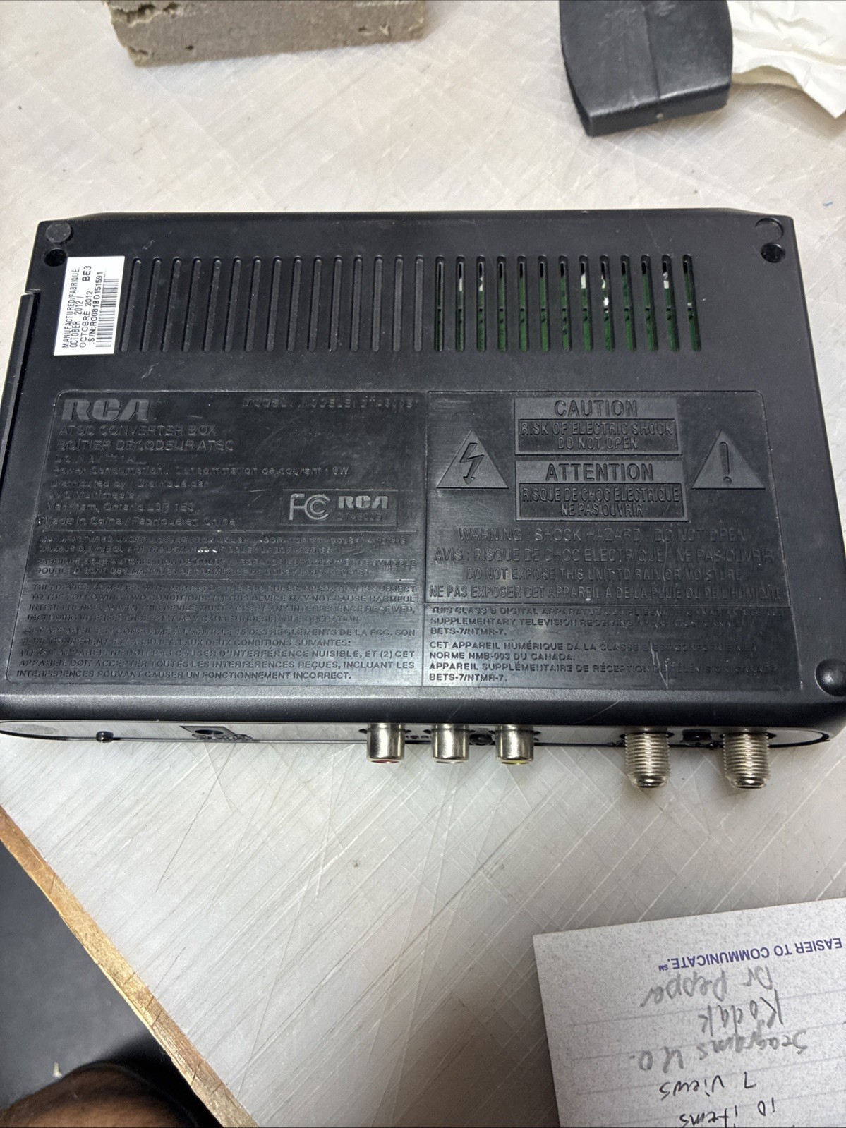 RCA DTA800B ATSC Converter Box