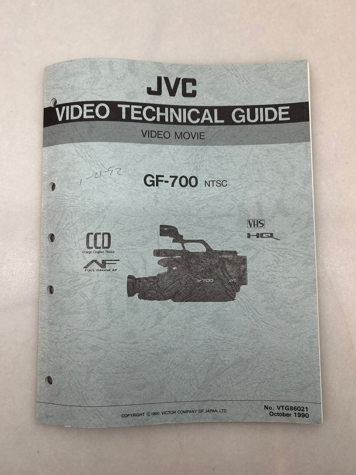 JVC GF-700 Original Technical Guide Free Shipping