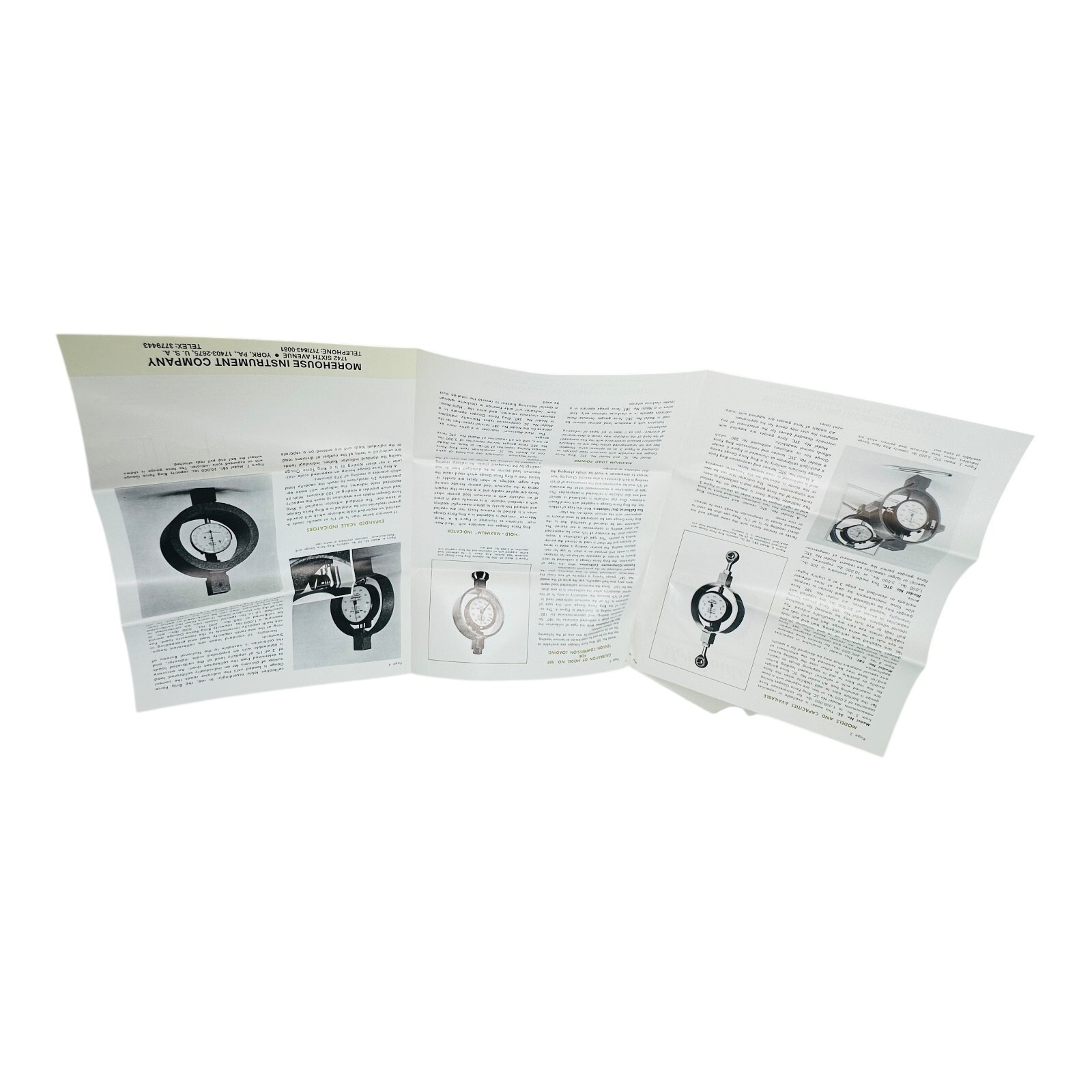 MOREHOUSE MODEL 5 RING FORCE GAUGE 100lbs