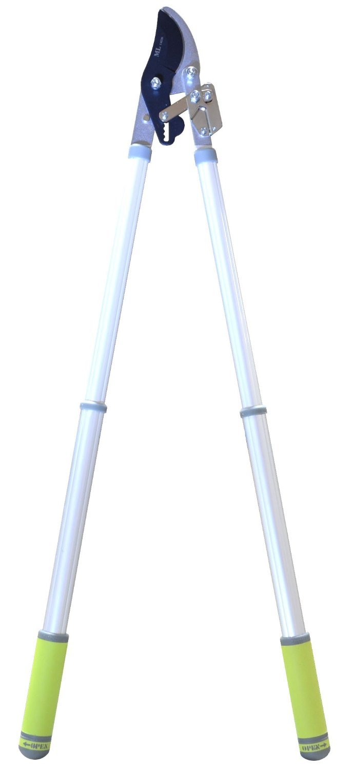 MLTOOLS Ratcheting Extendable Bypass Lopper for Gardening L8230