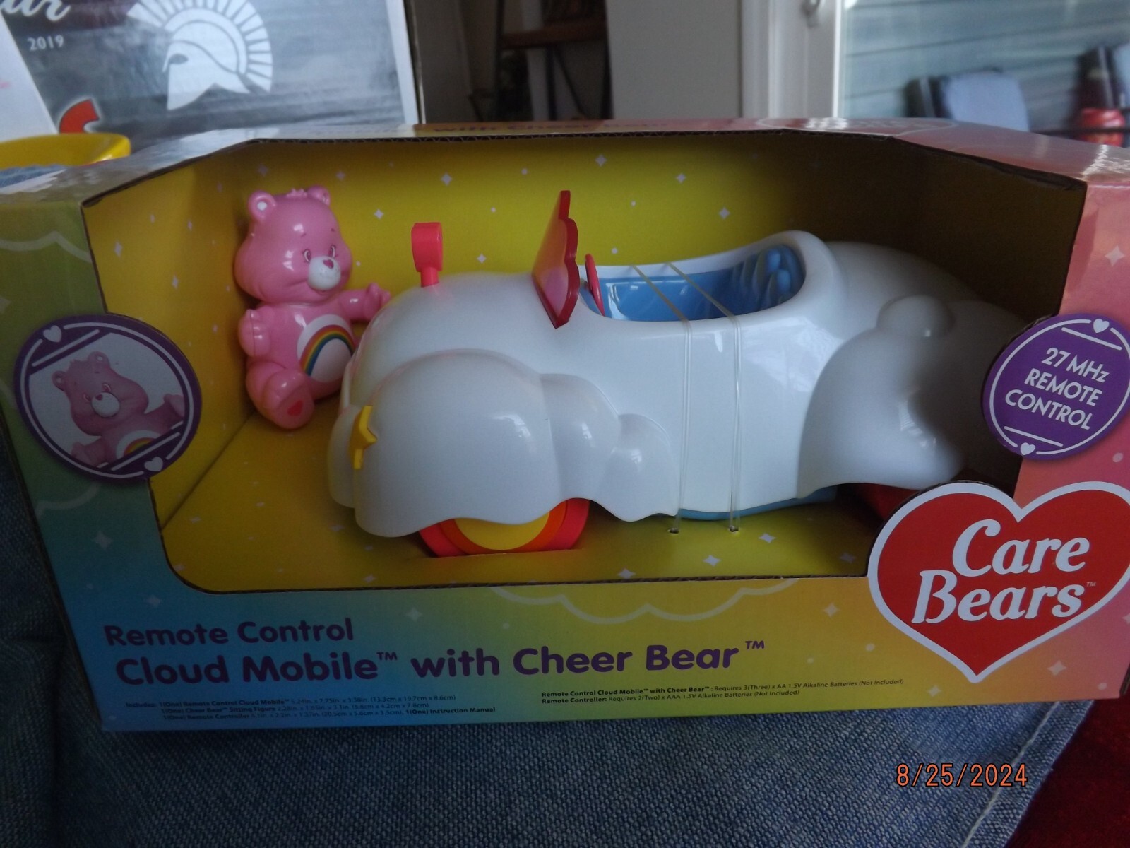 Care Bears Remote Control Cloud Mobile with Cheer Bear--NIB