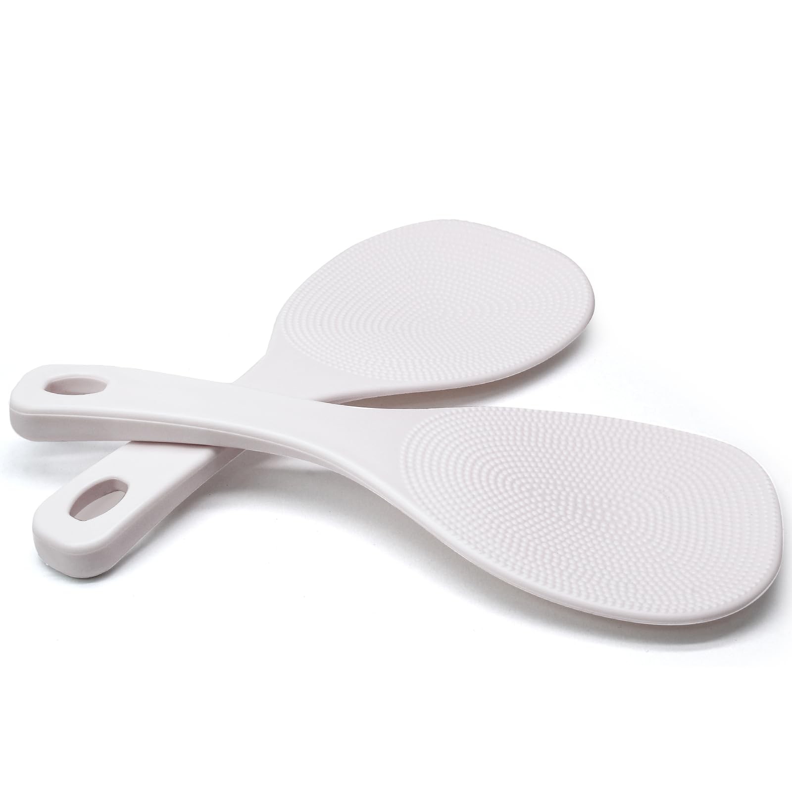 2PCS Plastic Rice Paddle Spoon Rice Scoop Non-Stick Rice Spatula Rice Cooker New