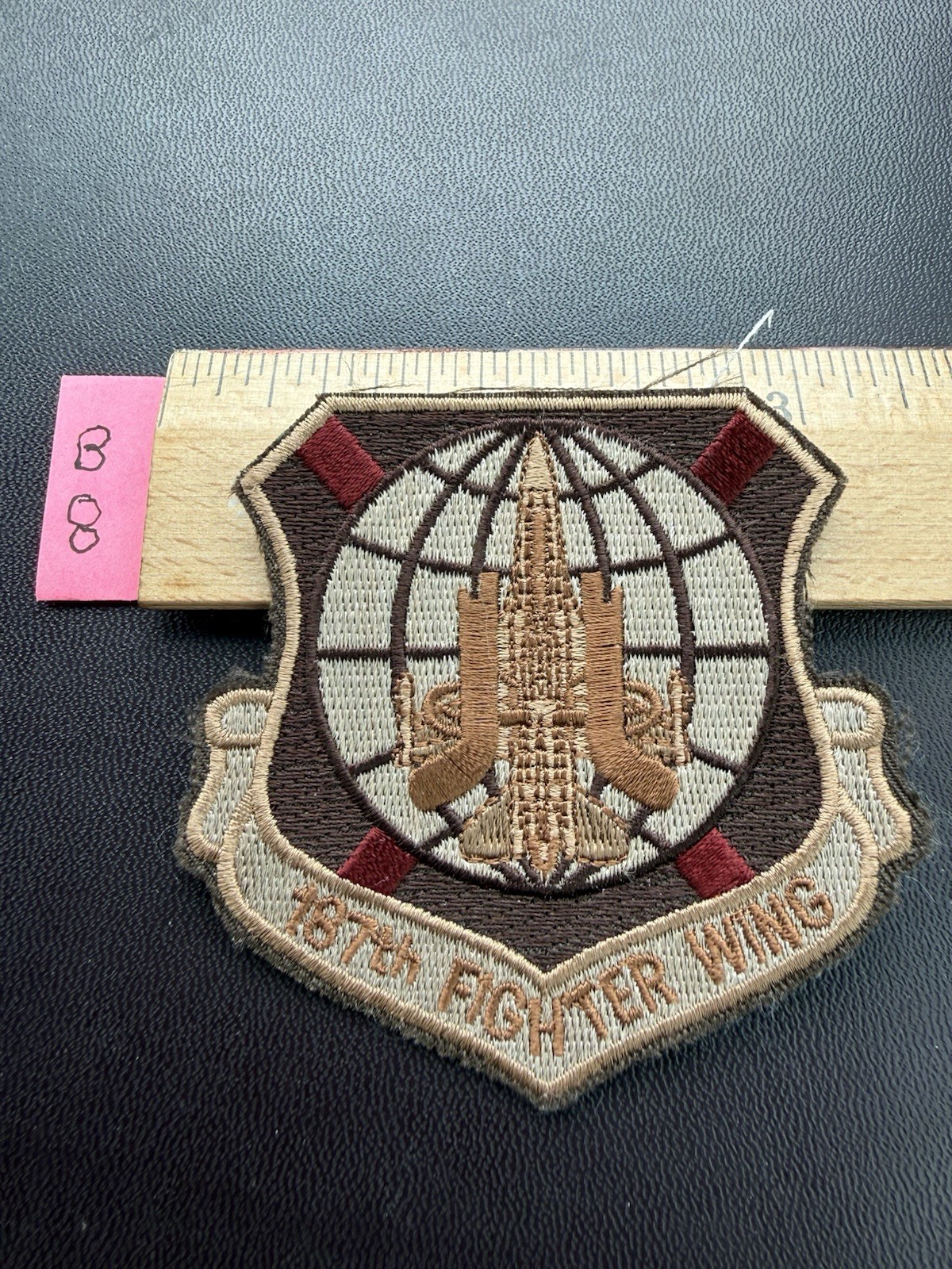 187th FIGHTER WING (DEPLOYED 2020) DESERT patch