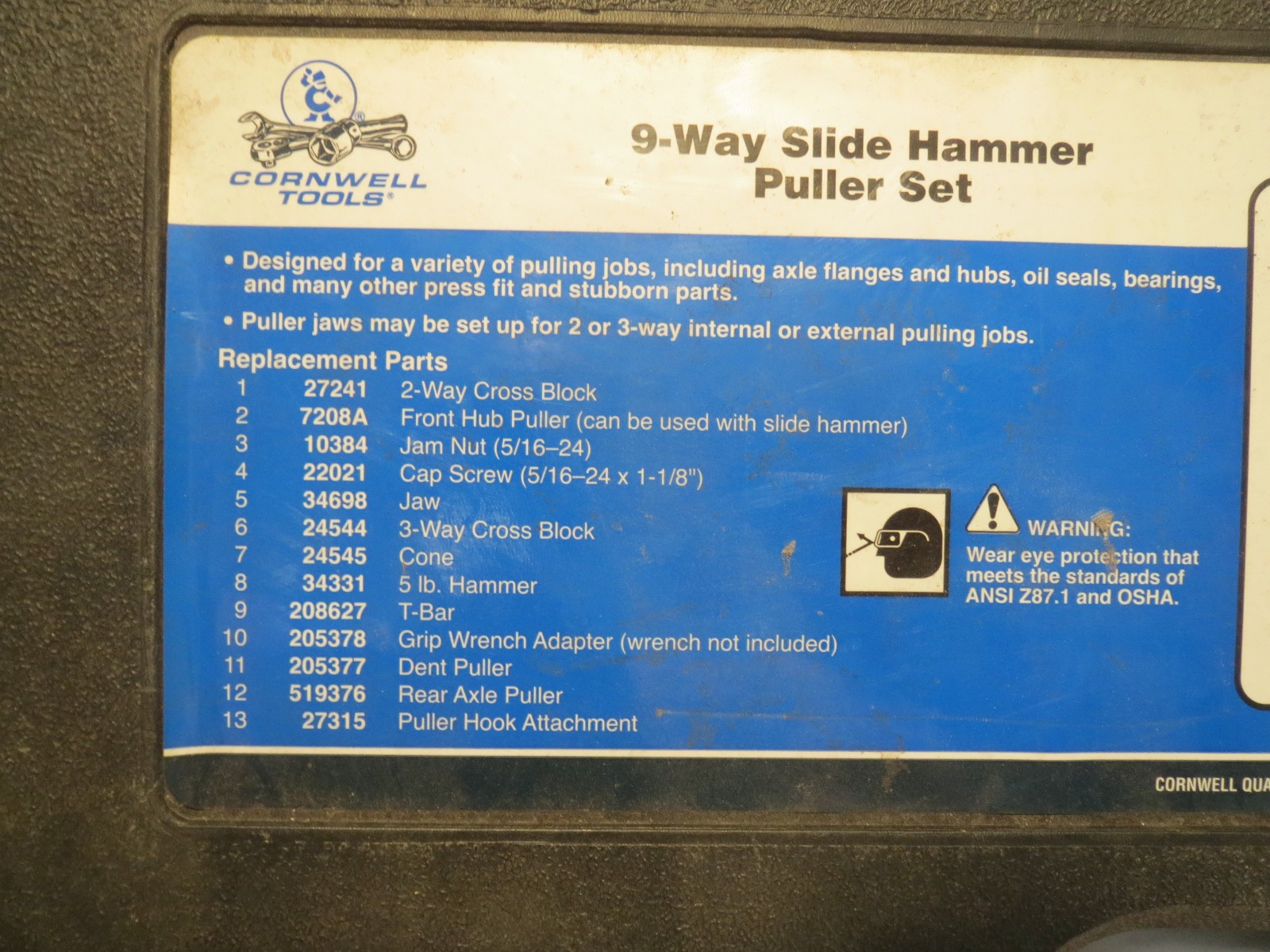 Cornwell OW-C4579 9-way Puller Set