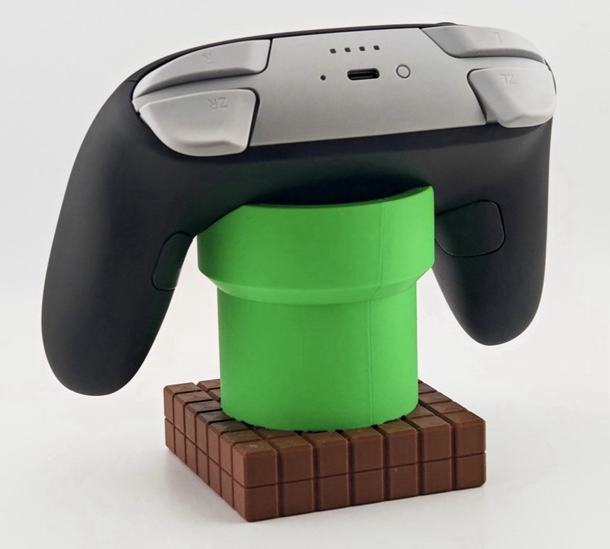 Nintendo Switch 2 Pro Controller Holder Stand Mario Pipe & Game Card Holder