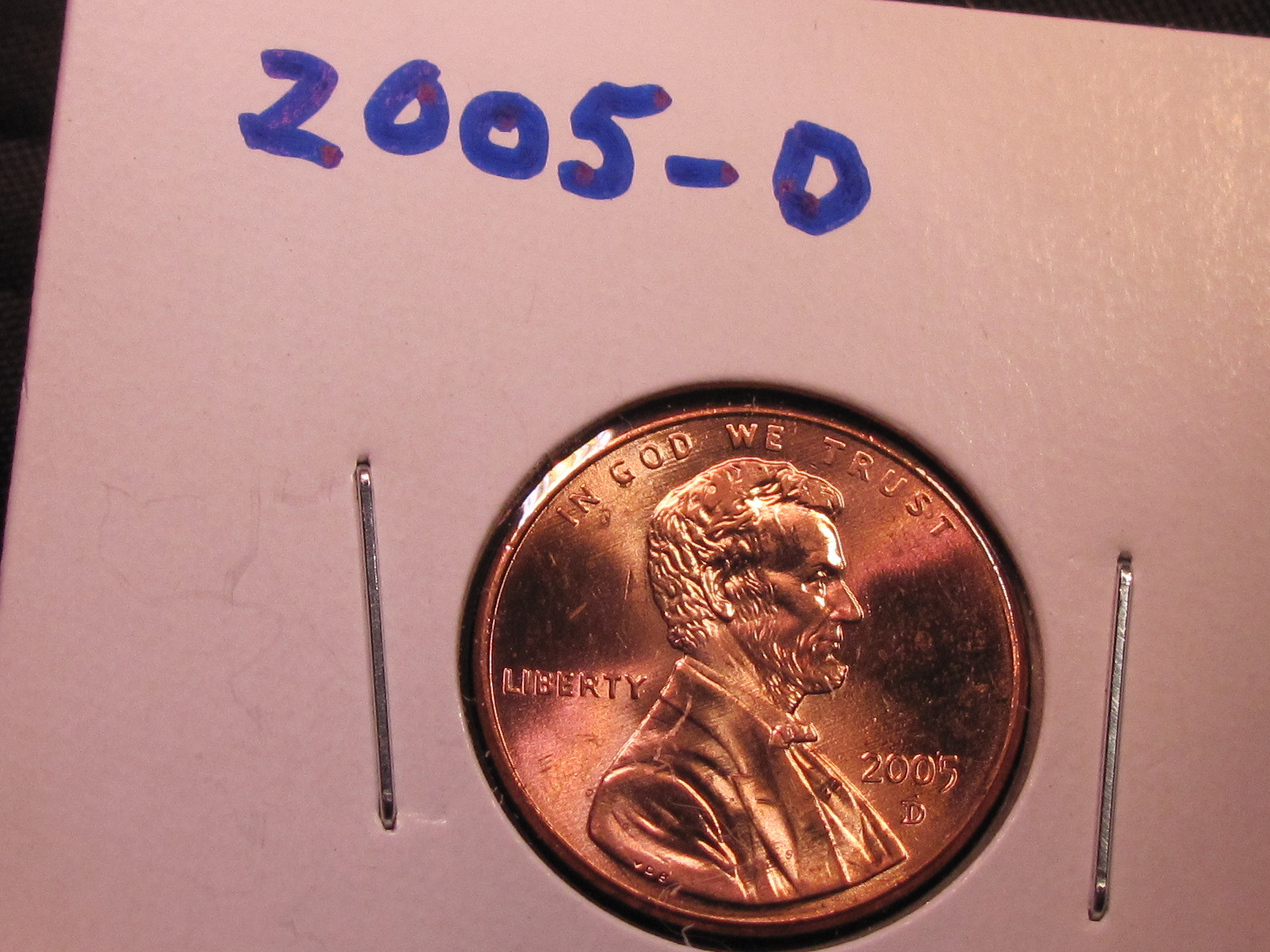 2005 D - Uncirculated Lincoln Memorial Cent