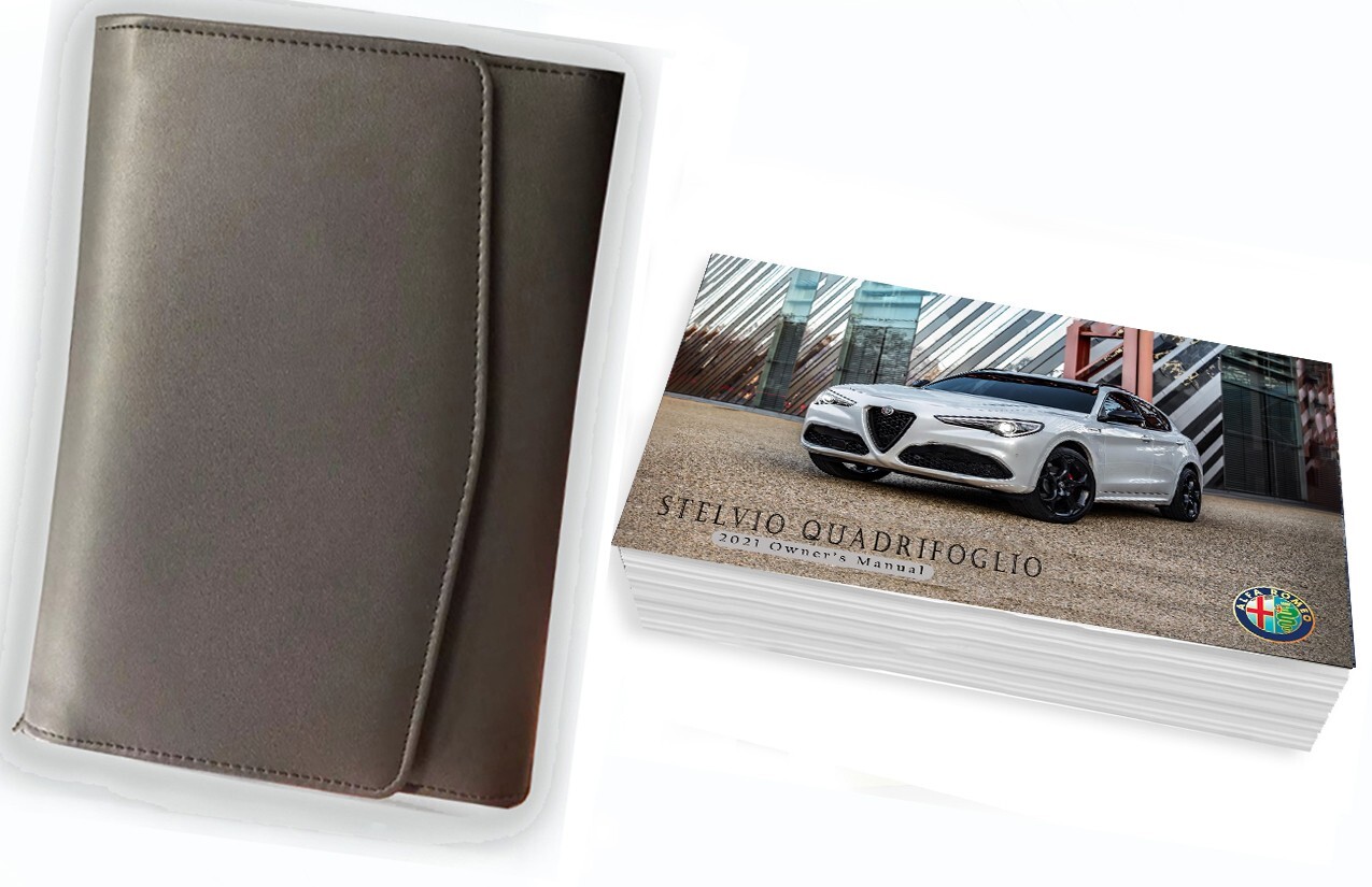 Owner Manual 2021 Alfa Romeo Stelvio Quadrifo Owner Manual Factory Glovebox Book