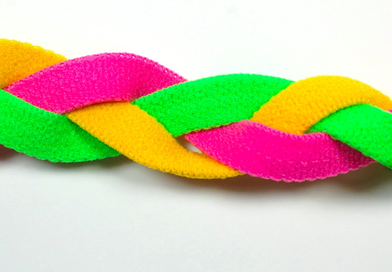 Yellow Pink Neon Green Braid Hair Band Head Sweaty Headband Sweat No Slip