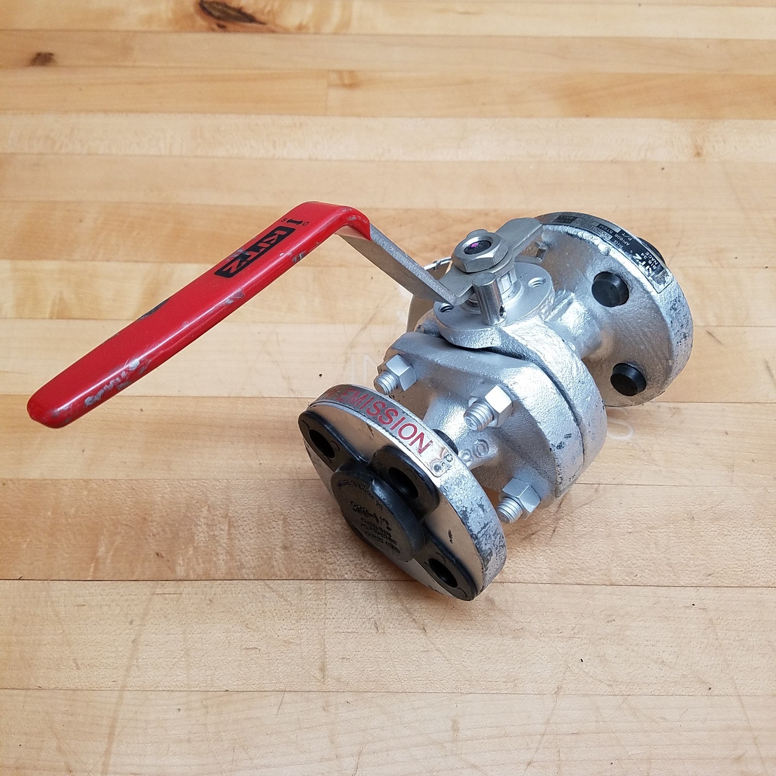 Kitz 1/2" 300SCTBZ6HM Ball Valve, 300 Class, WCB Body, 630 Stem, 316SFNI Ball