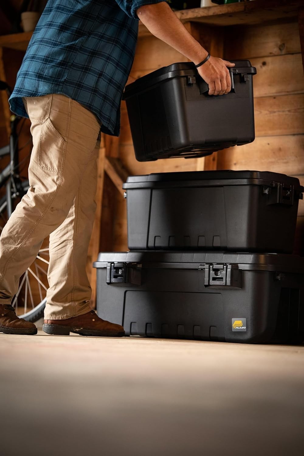Versatile Stackable Storage Trunks - Ideal for Home, Travel & Tool Storage