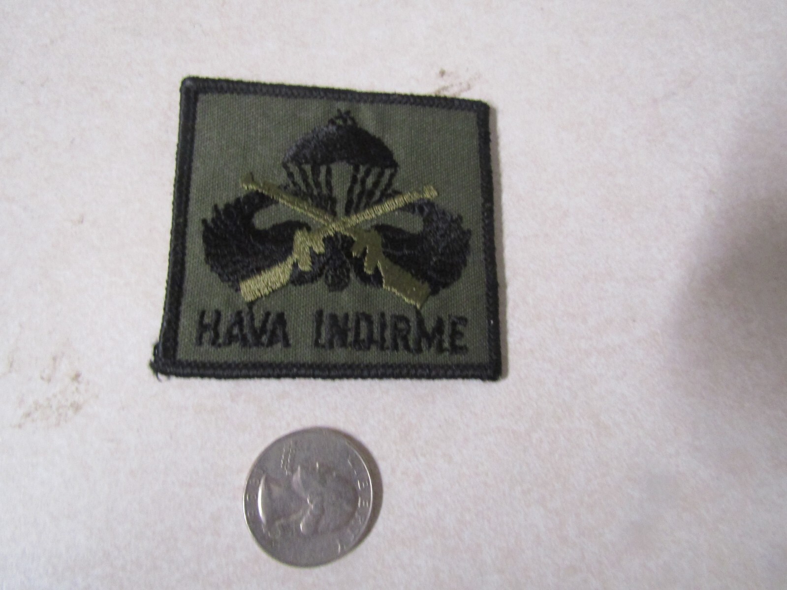 MILITARY PATCH SEW ON FOREIGN JUMP WINGS LOT #4 UNSURE TURKEY HAVA INDIRME