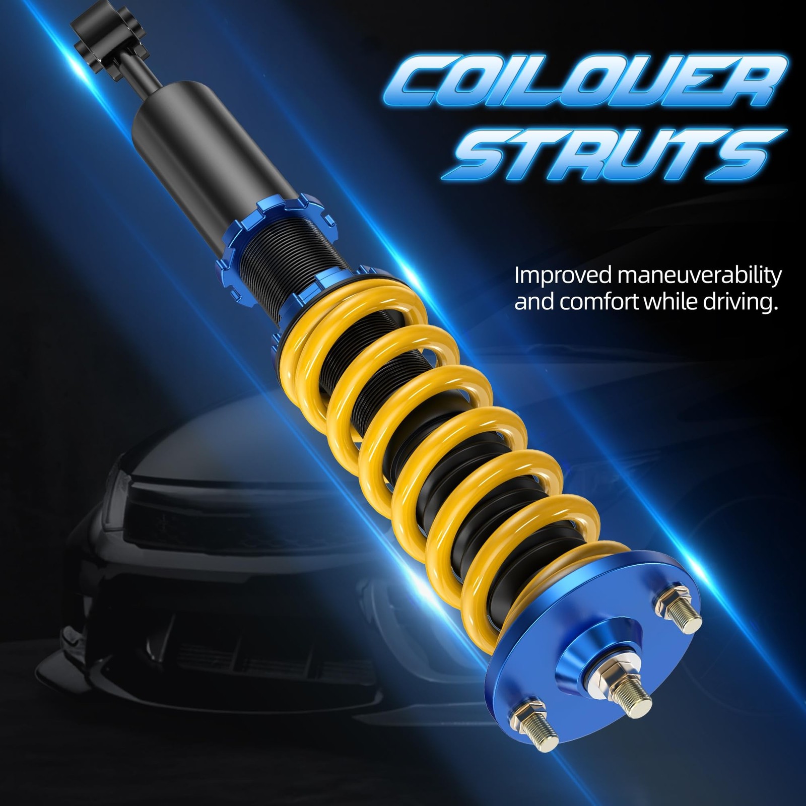 Height Adjustable Coilover Lowering Kit Compatible for 2003-2007 Honda Accord...