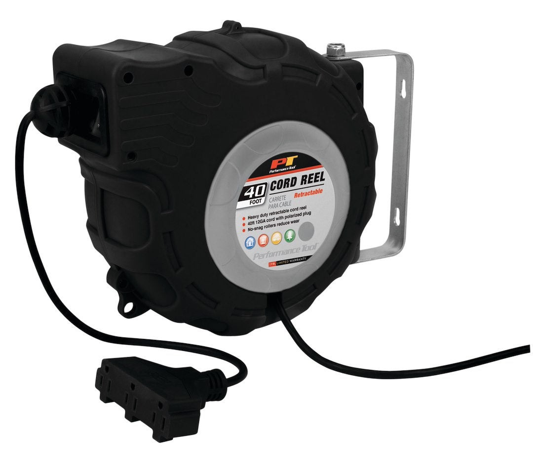 PERFORMANCE TOOL W2278 40FT 12GA RTRACT CORD RE