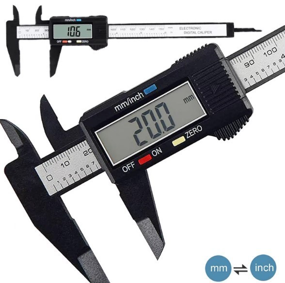Digital Caliper Micrometer LCD Gauge Vernier Electronic Measuring Tool