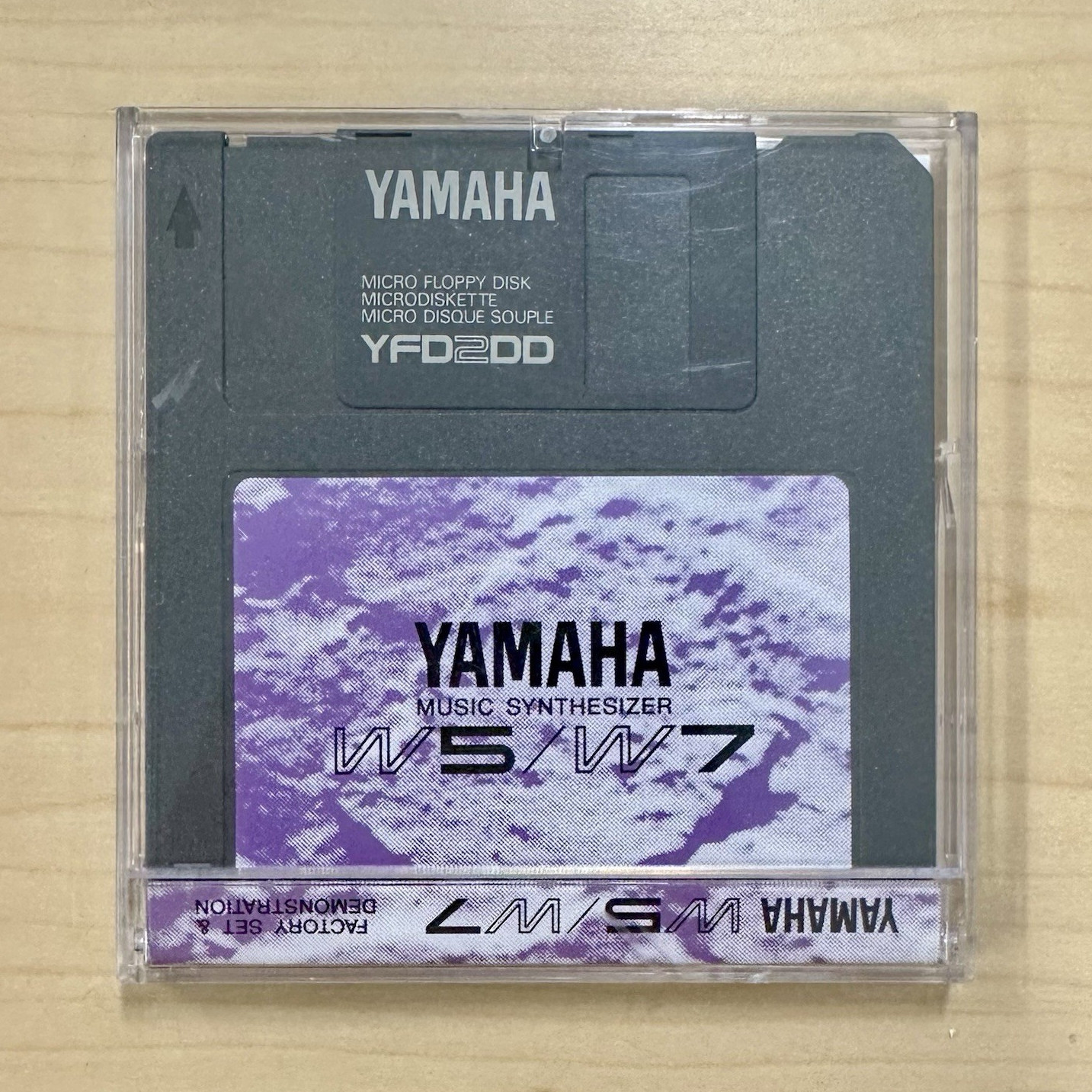 Yamaha W5/W7 Keyboard Synthesizer Factory Set & Demonstration Disk