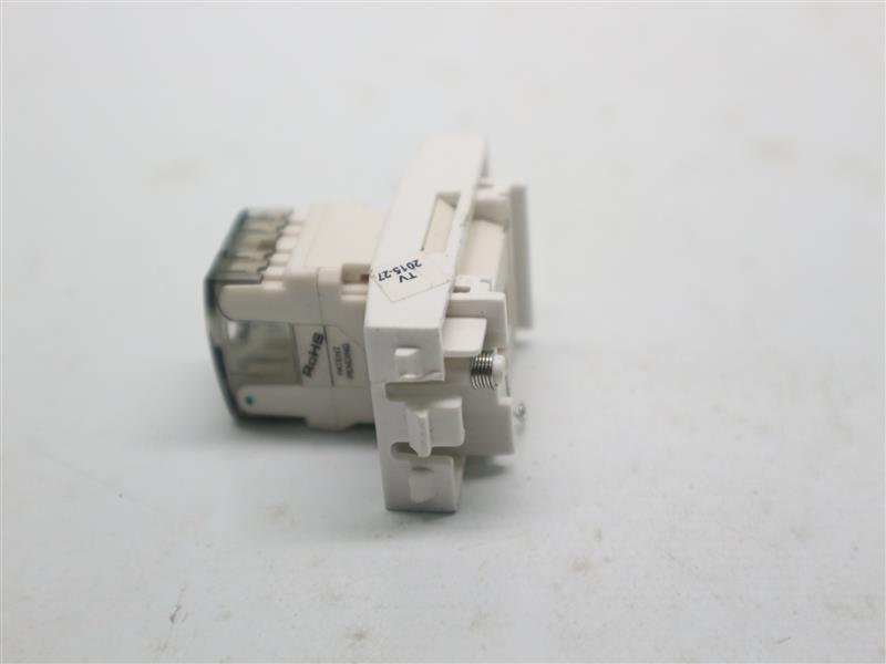 Lot 2pcs Schneider 8431SRJ6_WE 8431SRJ6WE Data Outlet Module with Shutter