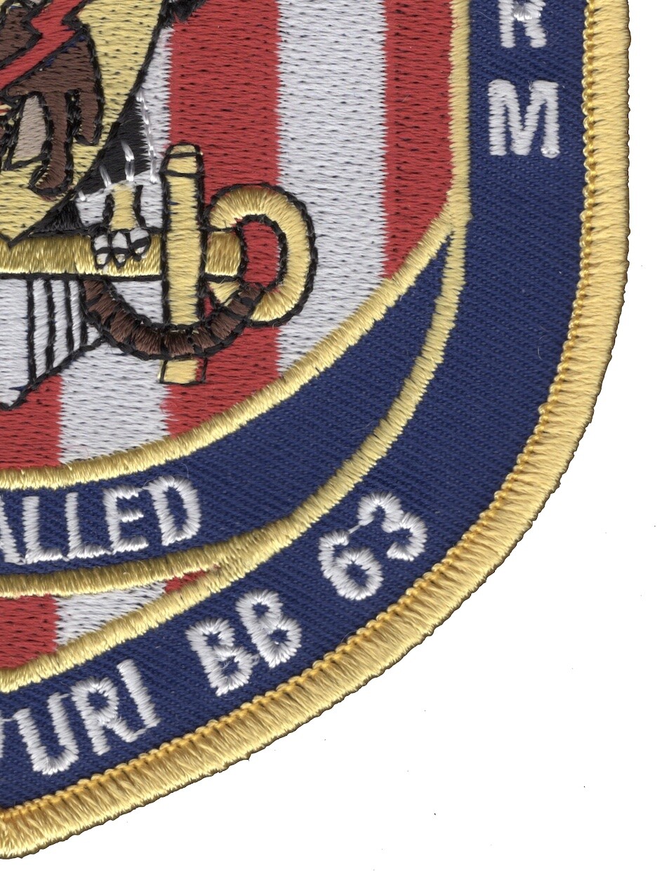 BB-63 USS Missouri Operation Desert Storm and Desert Shield Patch