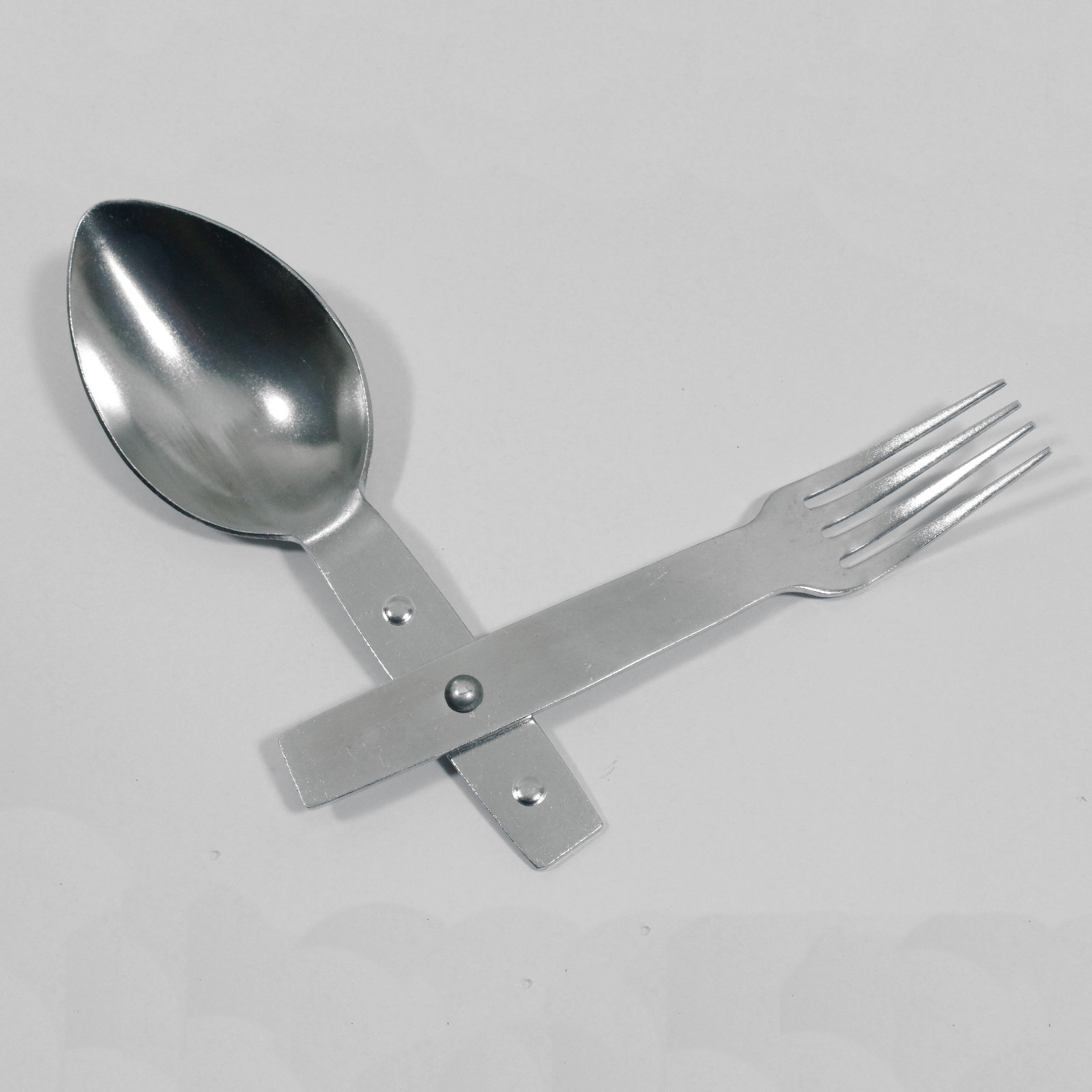 CNM German Fork Spoon Eating Utensil - WW2 Repro Army Military Soldier Camping M